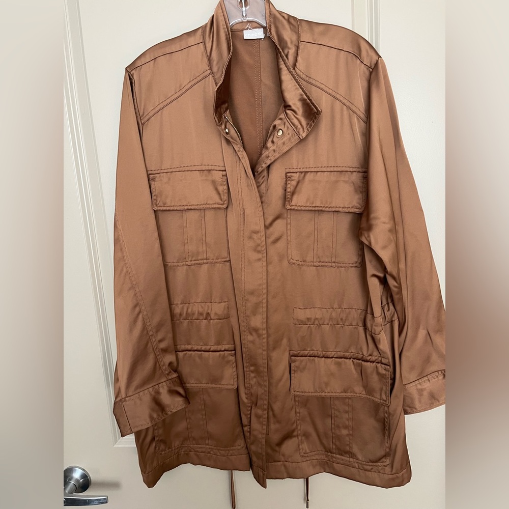 Satin Utility Jacket